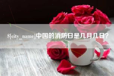 象山中国的消防日是几月几日？