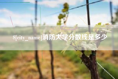 象山消防大学分数线是多少