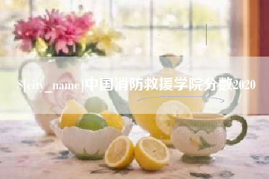 象山中国消防救援学院分数2020