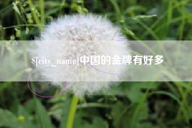 象山中国的金牌有好多