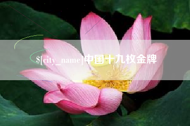 象山中国十九枚金牌