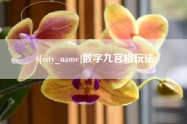 象山数字九宫格玩法