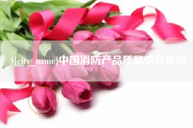 象山中国消防产品质量信息查询