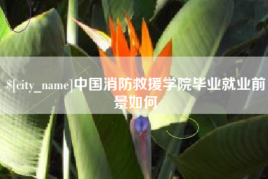 象山中国消防救援学院毕业就业前景如何