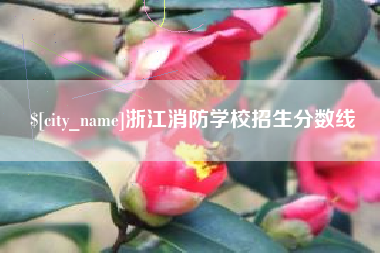 象山浙江消防学校招生分数线