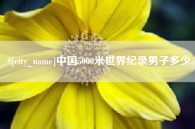 象山中国5000米世界纪录男子多少