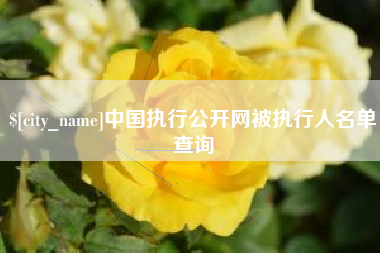 象山中国执行公开网被执行人名单查询