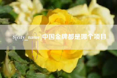 象山中国金牌都是哪个项目