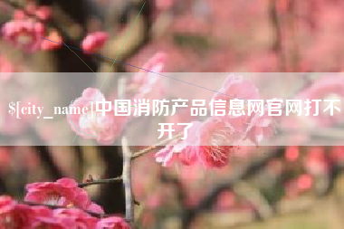 象山中国消防产品信息网官网打不开了