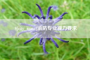 象山消防专业视力要求
