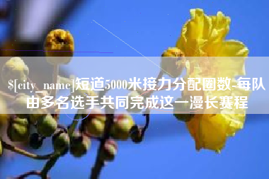 象山短道5000米接力分配圈数-每队由多名选手共同完成这一漫长赛程