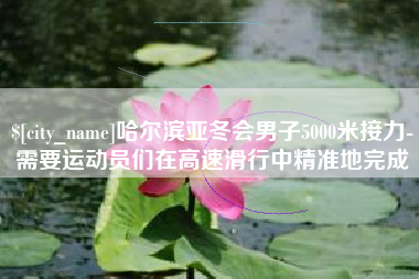 象山哈尔滨亚冬会男子5000米接力-需要运动员们在高速滑行中精准地完成