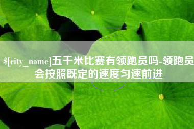 象山五千米比赛有领跑员吗-领跑员会按照既定的速度匀速前进