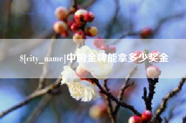 象山中国金牌能拿多少奖金