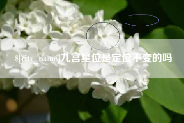 象山九宫星位是定位不变的吗
