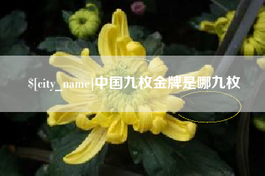 象山中国九枚金牌是哪九枚