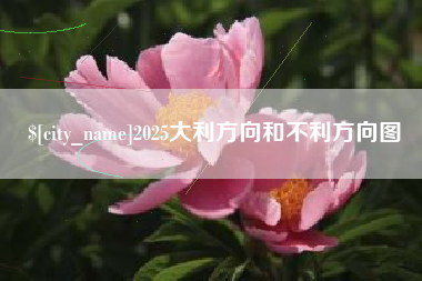 象山2025大利方向和不利方向图
