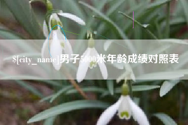 象山男子5000米年龄成绩对照表