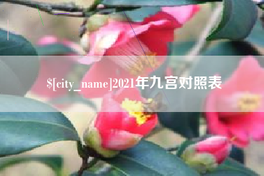 象山2021年九宫对照表