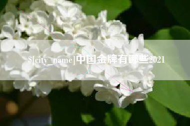 象山中国金牌有哪些2021