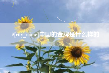 象山中国的金牌是什么样的