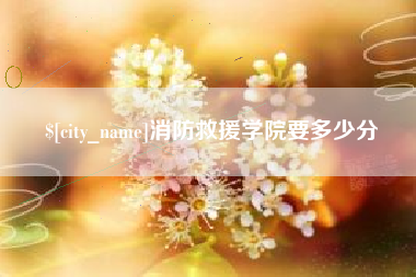 象山消防救援学院要多少分